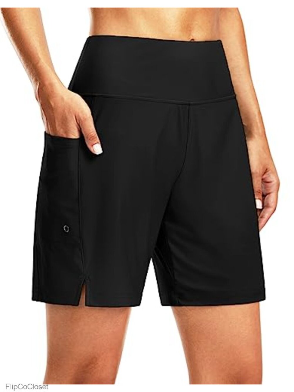 G Gradual Women's 7" High Waisted Swim Board Shorts Quick Dry UPF 50+ with